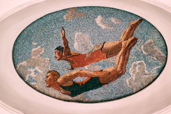 Александр Дейнека мозаики станции Маяковская