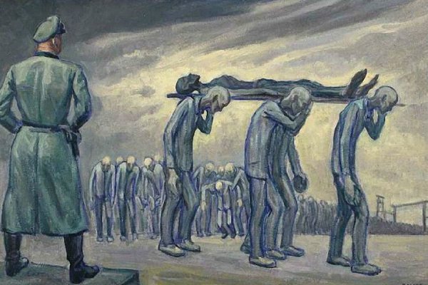 Давид Олер живопись концлагерь