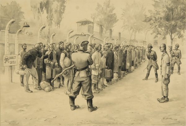 Холокост гетто живопись