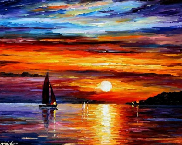 Афремов Леонид художник море