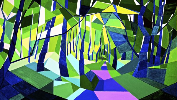 Моргунов а а. беспредметная композиция. Кубизм.