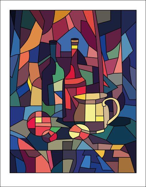 Декоративно плоскостная композиция