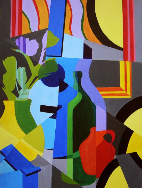 Плоскостная композиция в цвете