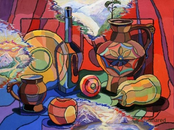 Екатерина Соаха декоративный натюрморт