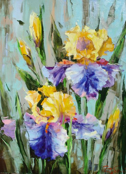 Глеб Голубецкий художник цветы