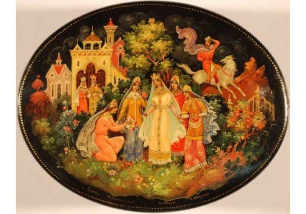 Лаковая живопись Холуй