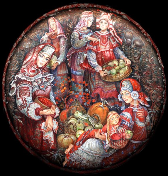 Сергей Князев. Федоскинская лаковая миниатюрная живопись.