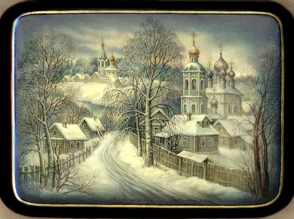 Лаковая миниатюра (Мстера, Палех, Холуй, Федоскино