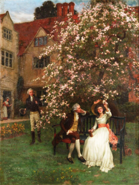 Английский художник Чарльз Хей-Вуд (Charles Haigh-Wood 1856 – 1927).