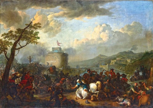 Батальные сцены сражений 17 века живопись