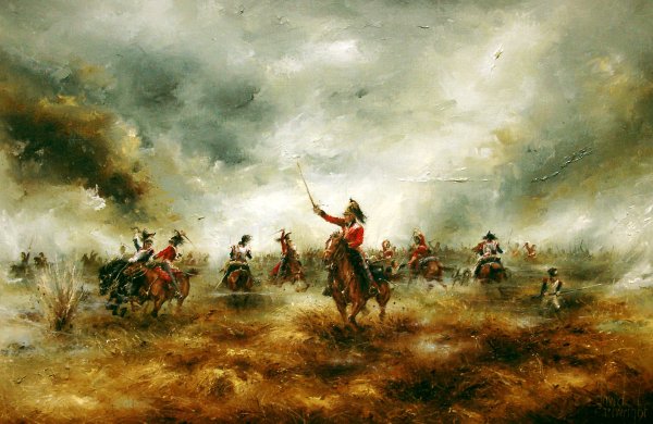Батальная живопись Ватерлоо
