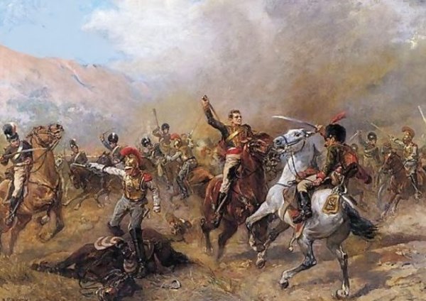 Кавалерийский бой. Мазуровский