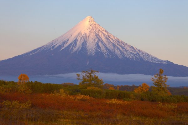 Ключевской вулкан извержение 2020