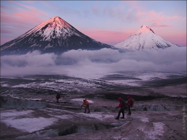 Высота вулкана Ключевская сопка