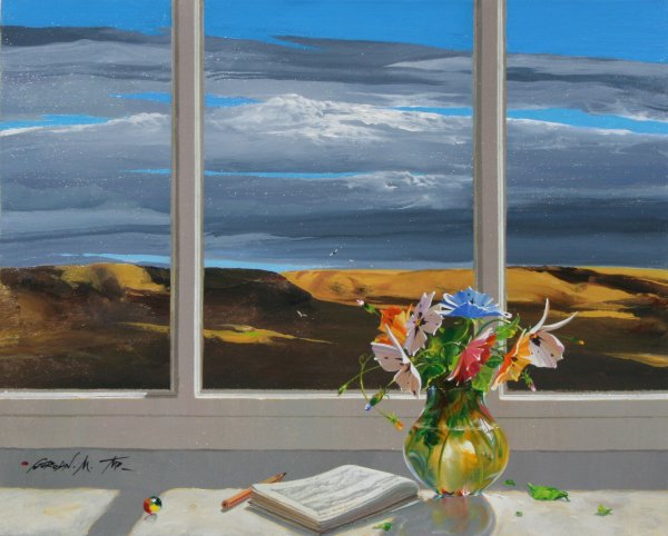 Картина окно