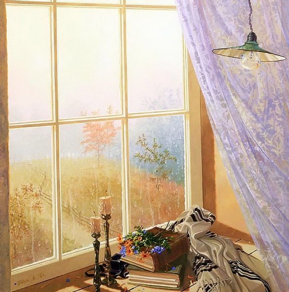 Художник: Владимир Животков. " Окно".