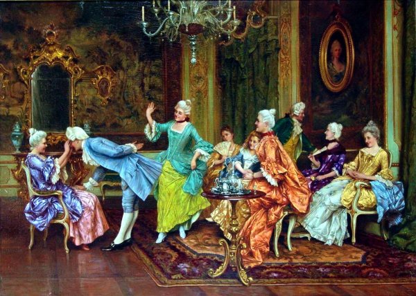 Живопись Артуро Риччи рококо