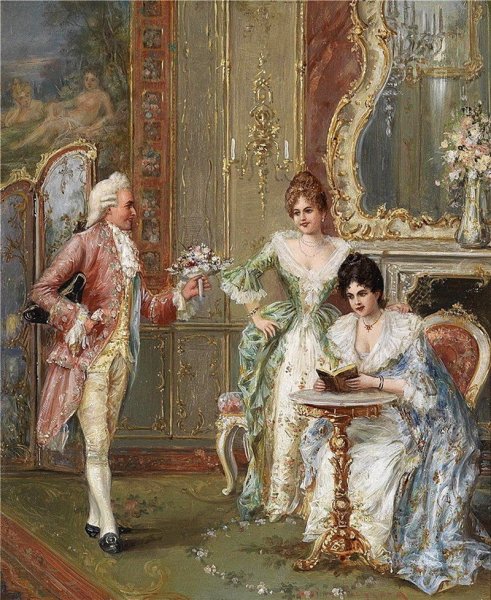 Клето Луцци картины галантный