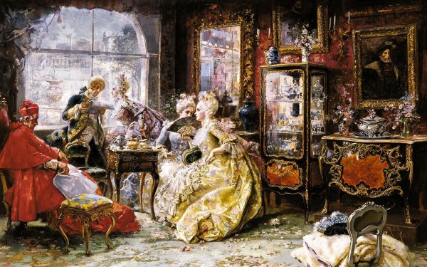Adrien Moreau 1843 1906 картины
