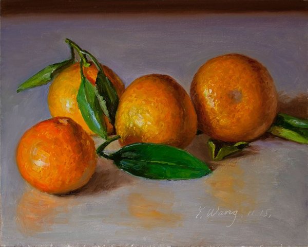 Андрей Герасимов натюрморт апельсин
