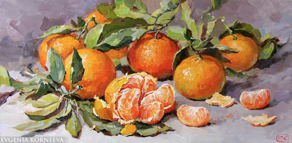 Елизавета Залегина мандарины