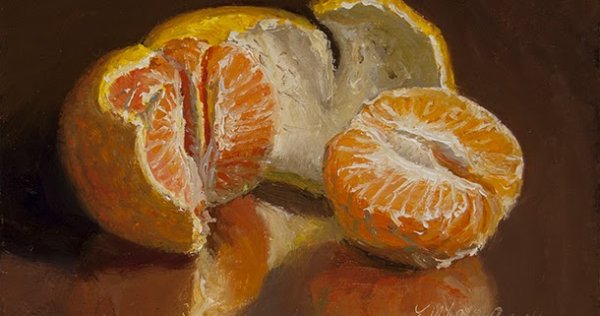 Мандарины Этюд