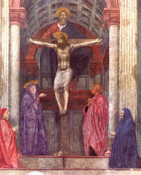 Мазаччо Троица фреска