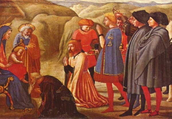 Мазаччо поклонение волхвов