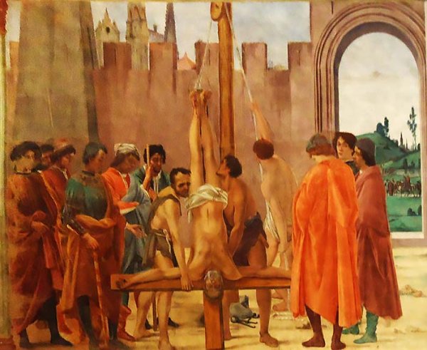 Мазаччо Воскрешение сына Теофила