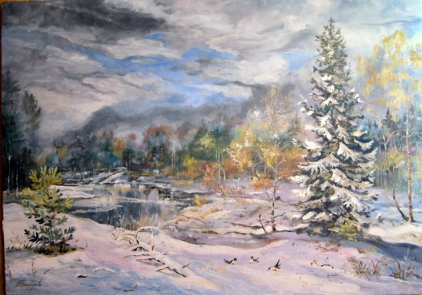 Декабрь на полотнах художников