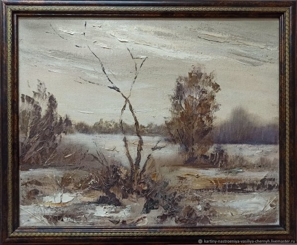 Декабрь картина маслом