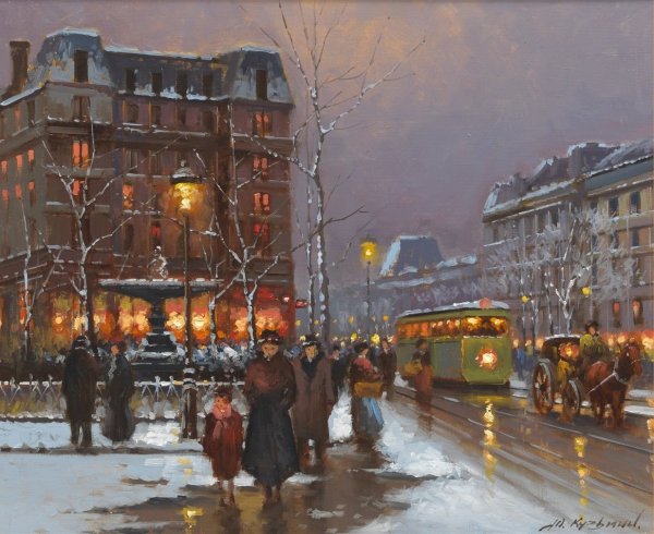 Картина декабрь