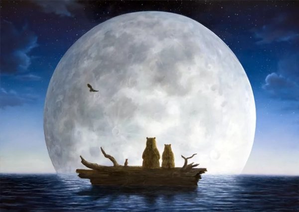 Картина полнолуние
