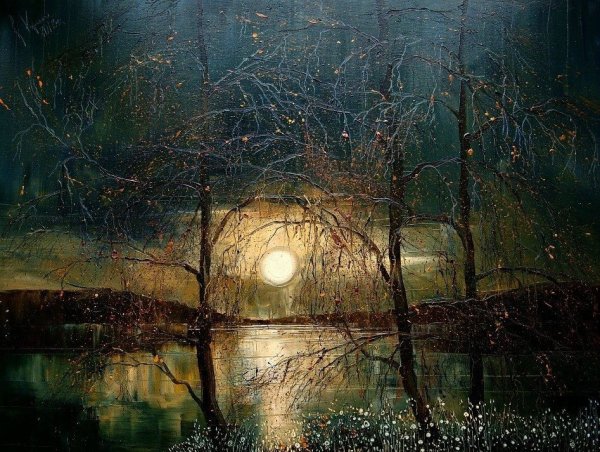 Юстина Копаня ночь ..Луна