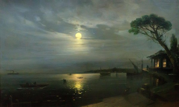 Иван Константинович Айвазовский(1817-1900)Лунная ночь