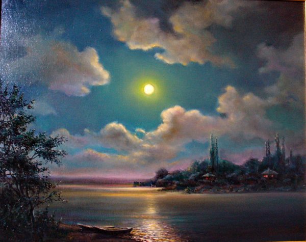 Художник-пейзажист Luna