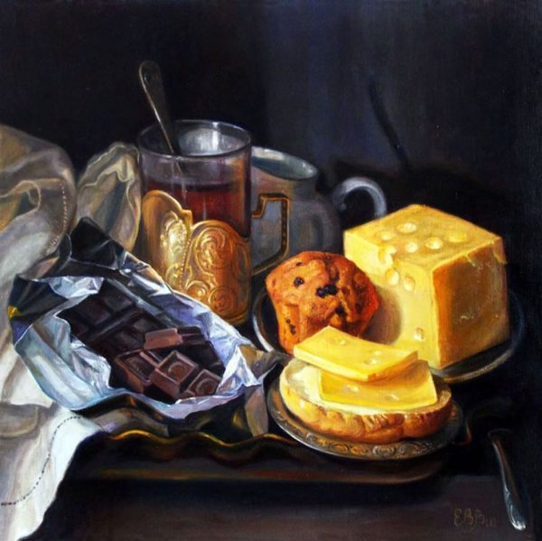 Шумакова Елена натюрморт самовар