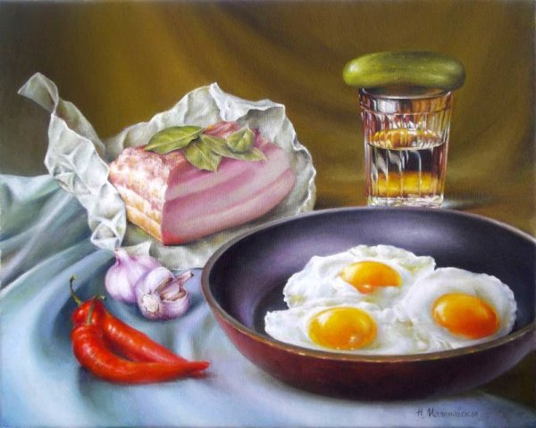 Натюрморт завтрак