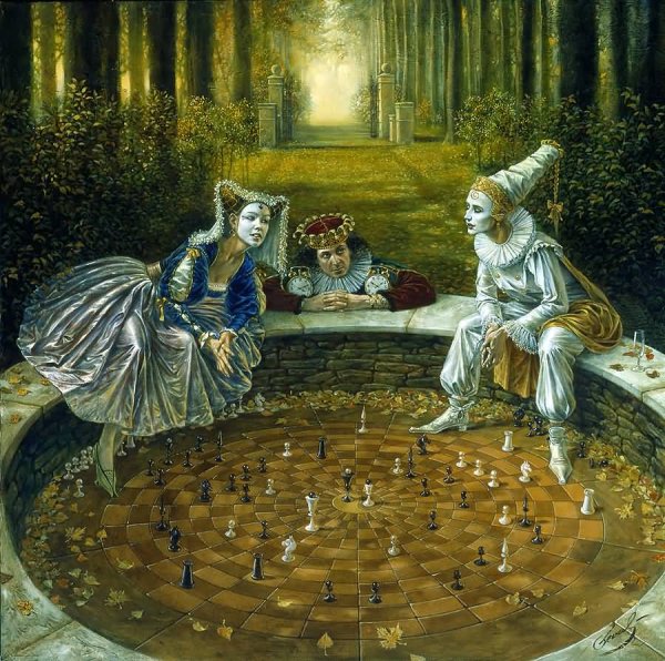 Художник Майкл Шеваль шахматы