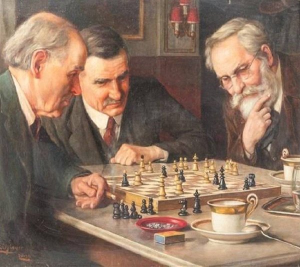 Шахматы картины художников