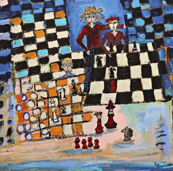 Сидерский картина шахматы