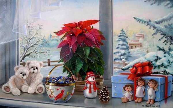 Валевская Валентина Михайловна зимние пейзажи