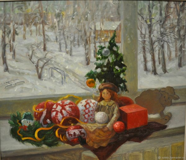 Ольга Величко живопись зима