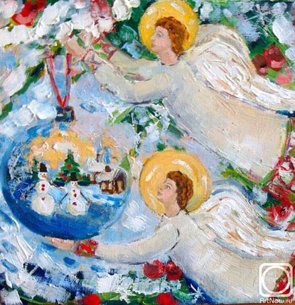 Низовцев Виктор художник Рождественский ангел