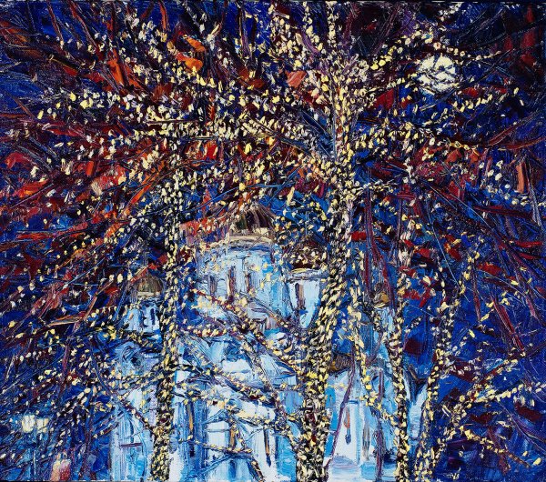 Художник Сергей Свиридов Снеговик