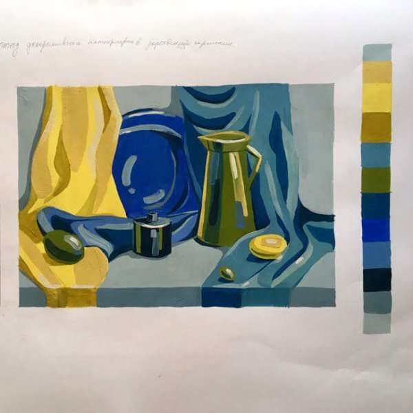 Типы цветовой гармонии в живописи