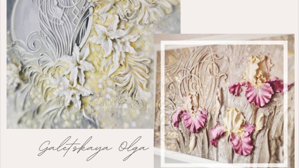 Интерьерные картины текстурной пастой