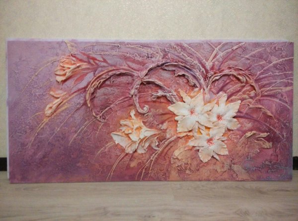 Лошадь текстурной пастой