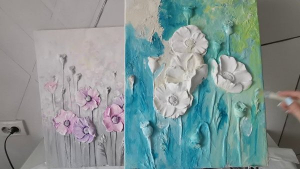 Скульптурная живопись картины