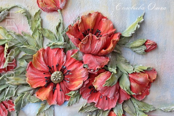 Скульптурная живопись Ольги Соловьевой